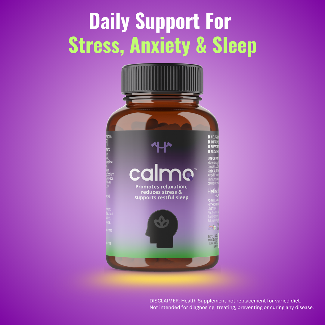 CalmQ - विश्राम, मनोदशा और दैनिक स्वास्थ्य के लिए हर्बल सहायता
