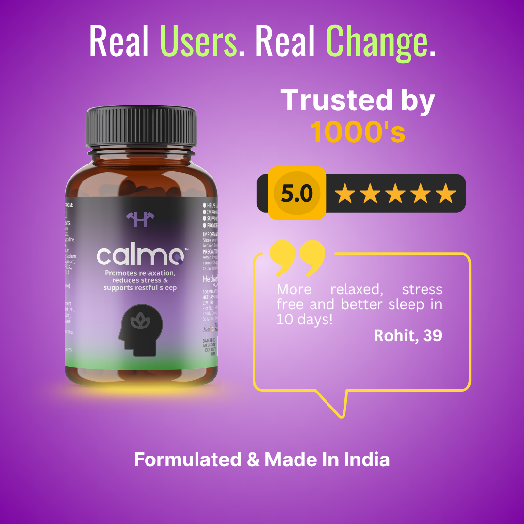 CalmQ - विश्राम, मनोदशा और दैनिक स्वास्थ्य के लिए हर्बल सहायता