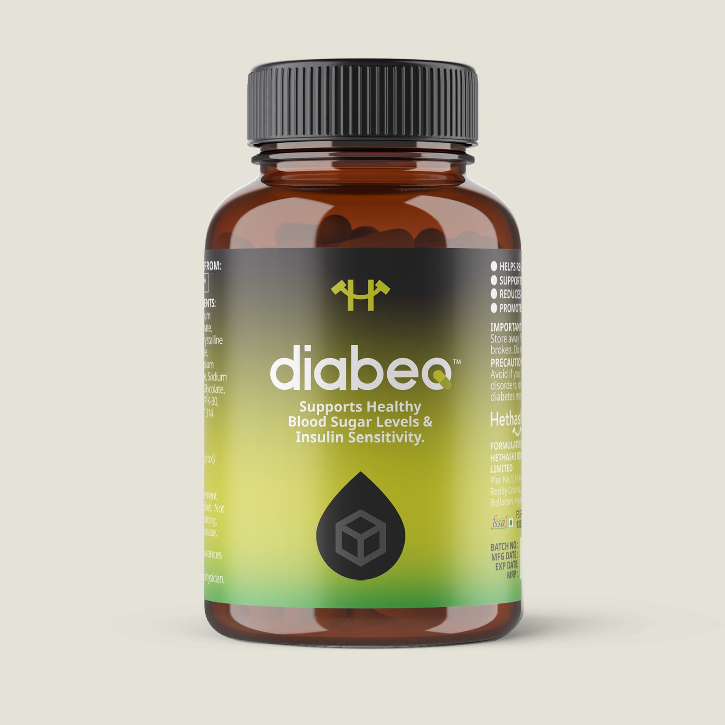 DiabeQ – Plant Based Nutritional Support for Metabolic Wellness