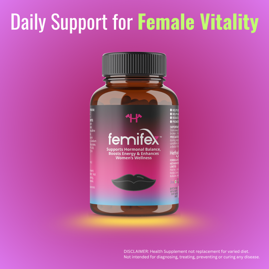 Femifex – Daily Support for Women’s Vitality & Hormonal Balance