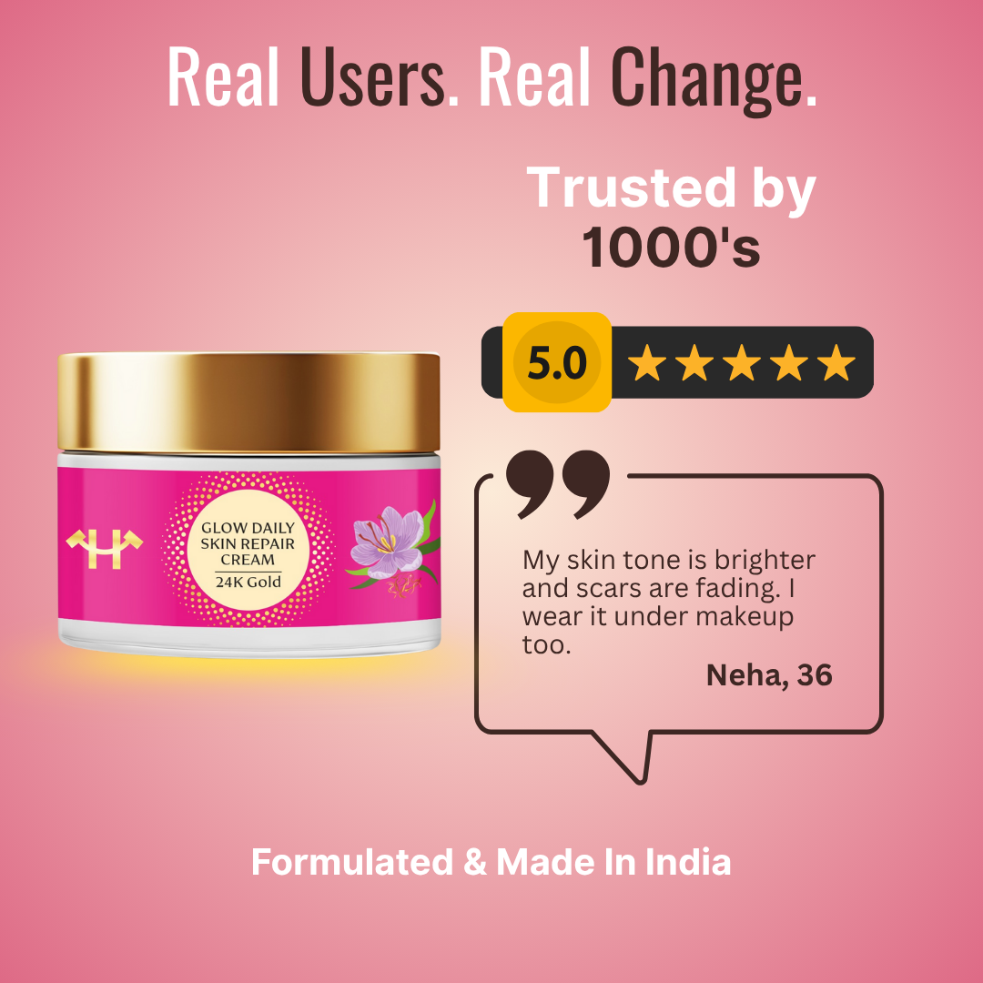 Glow Daily – Skin Repair Cream for Pigmentation, Acne & Glowing Skin