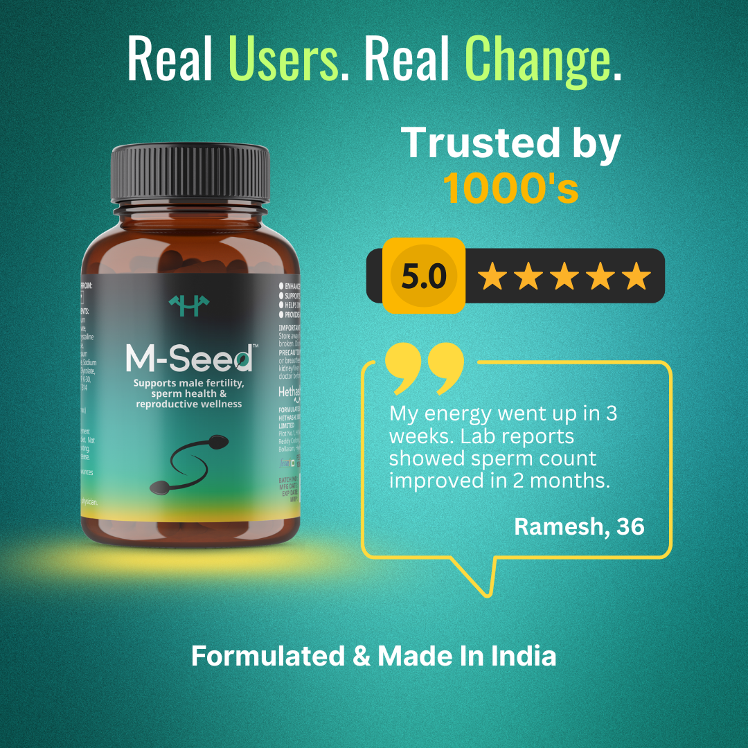 M-Seed – Daily Nutritional Support for Men's Reproductive Wellness