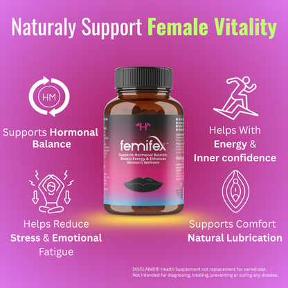 Femifex Daily Support for Women's Vitality & Hormonal Balance Hethashi BioFit Femifex Daily Support for Women's Vitality & Hormonal Balance Hethashi BioFit