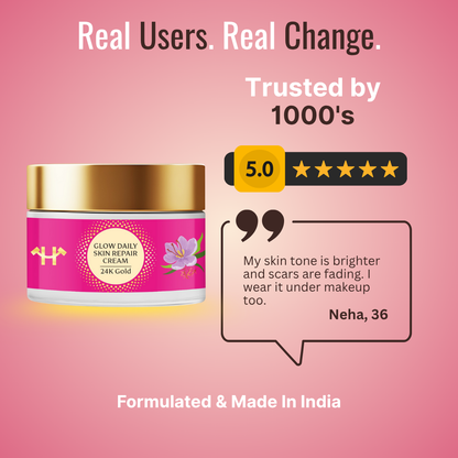 Glow Daily – Skin Repair Cream for Pigmentation, Acne & Glowing Skin